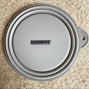 Collapsible travel pet bowl